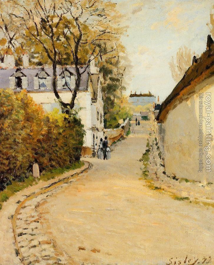 Alfred Sisley : Rue de la Princesse, Louveciennes